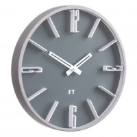 Dizajnové nástenné hodiny Future Time FT6010GY Numbers 30cm